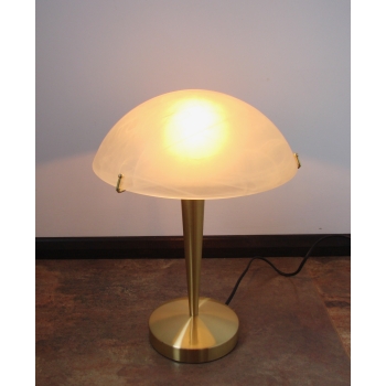 lampka stołowa loft szkło półkula